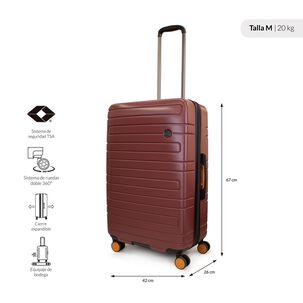 Maleta Mediana 20k Milan Burdeo Penguin