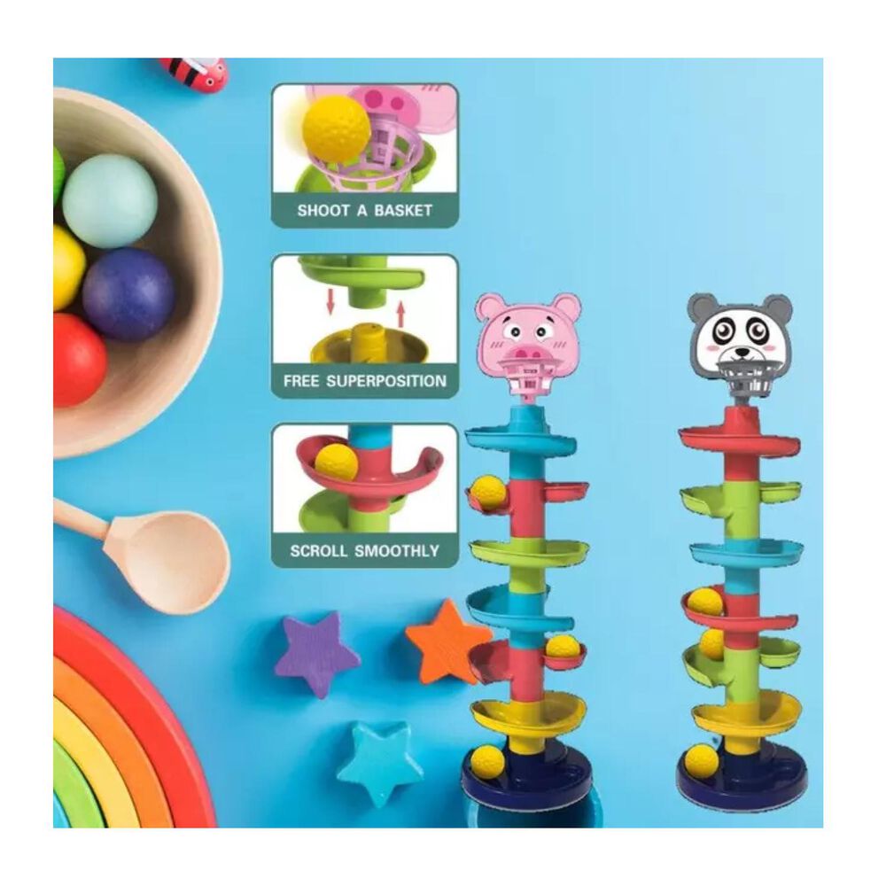Juguete Torre Giratoria Para Pelotas Didacticas 7 Niveles image number 2.0