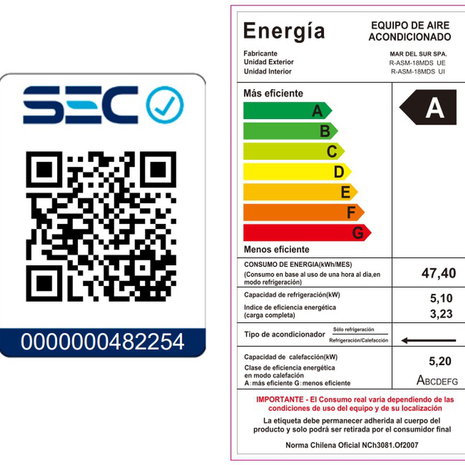 Aire Acondicionado Split Frio-calor Inverter 18000 Btu Wifi Kendal image number 5.0