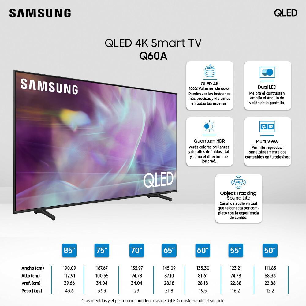 Qled 50" Samsung Q60A / Ultra HD 4K / Smart TV image number 5.0