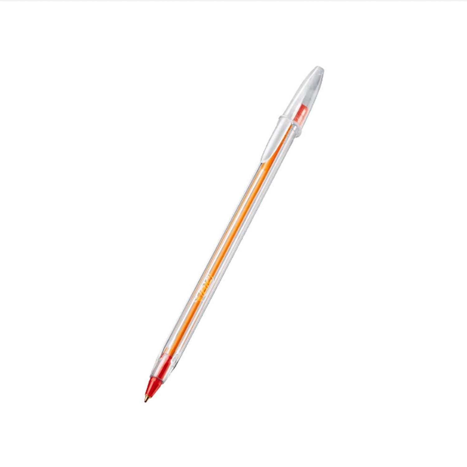 Pack 50 Bic Cristal 0.8 Punta Fina Rojo image number 1.0
