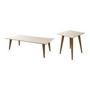 Set Casaideal Kaira / Mesa De Centro + Mesa Lateral