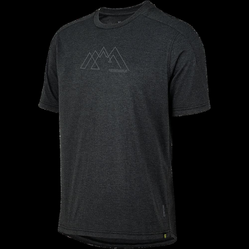 Polera Ixs Infantil Jr Flow Tech Getoutandplay Negro Km image number 0.0