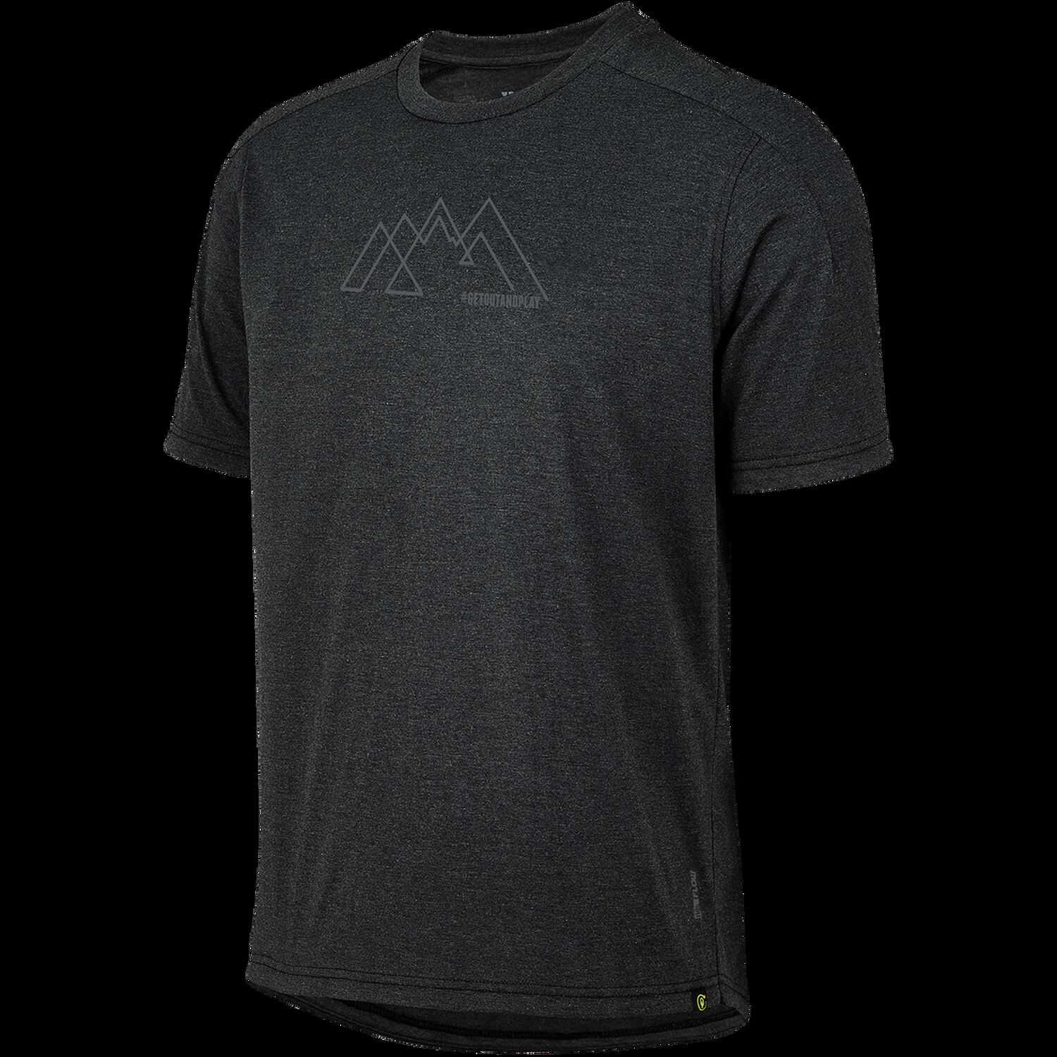 Polera Ixs Infantil Jr Flow Tech Getoutandplay Negro Km image number 0.0