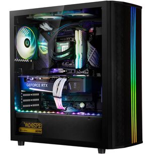 Gabinete Bitfenix/ ​​saber Atx / 3 Ventiladores/ Negro