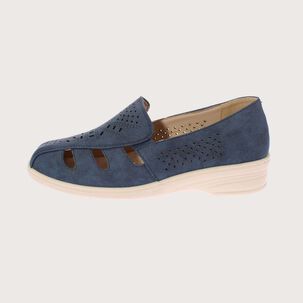 Sandalia Confort Azul V&iacute;a Franca Art. 5flxn0046bblue