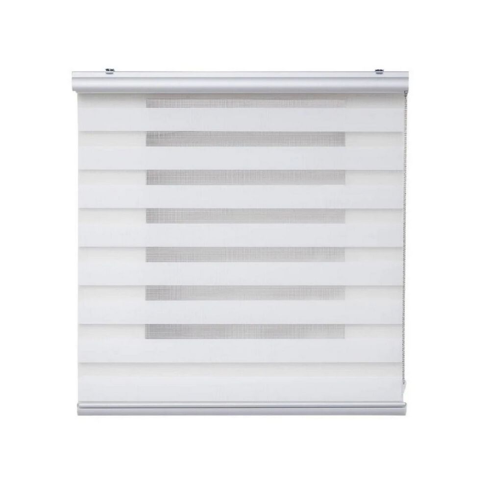 Cortina Roller Persiana Dúo Blanca 60x220 Cm image number 0.0