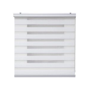 Cortina Roller Persiana D&uacute;o Blanca 60x220 Cm