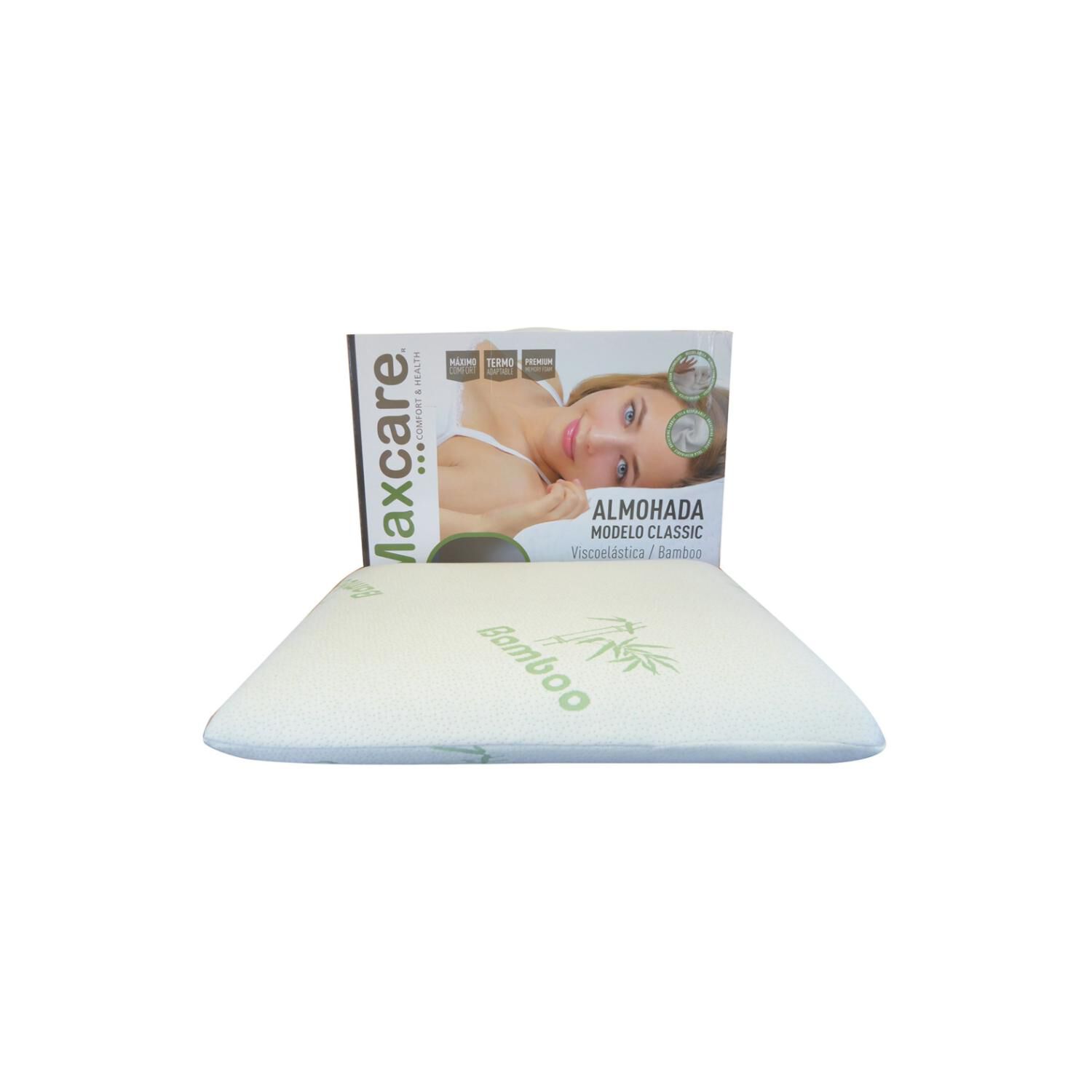 Almohada Viscoelastica Cl&aacute;sica Bamboo 70x50x12 image number 2.0