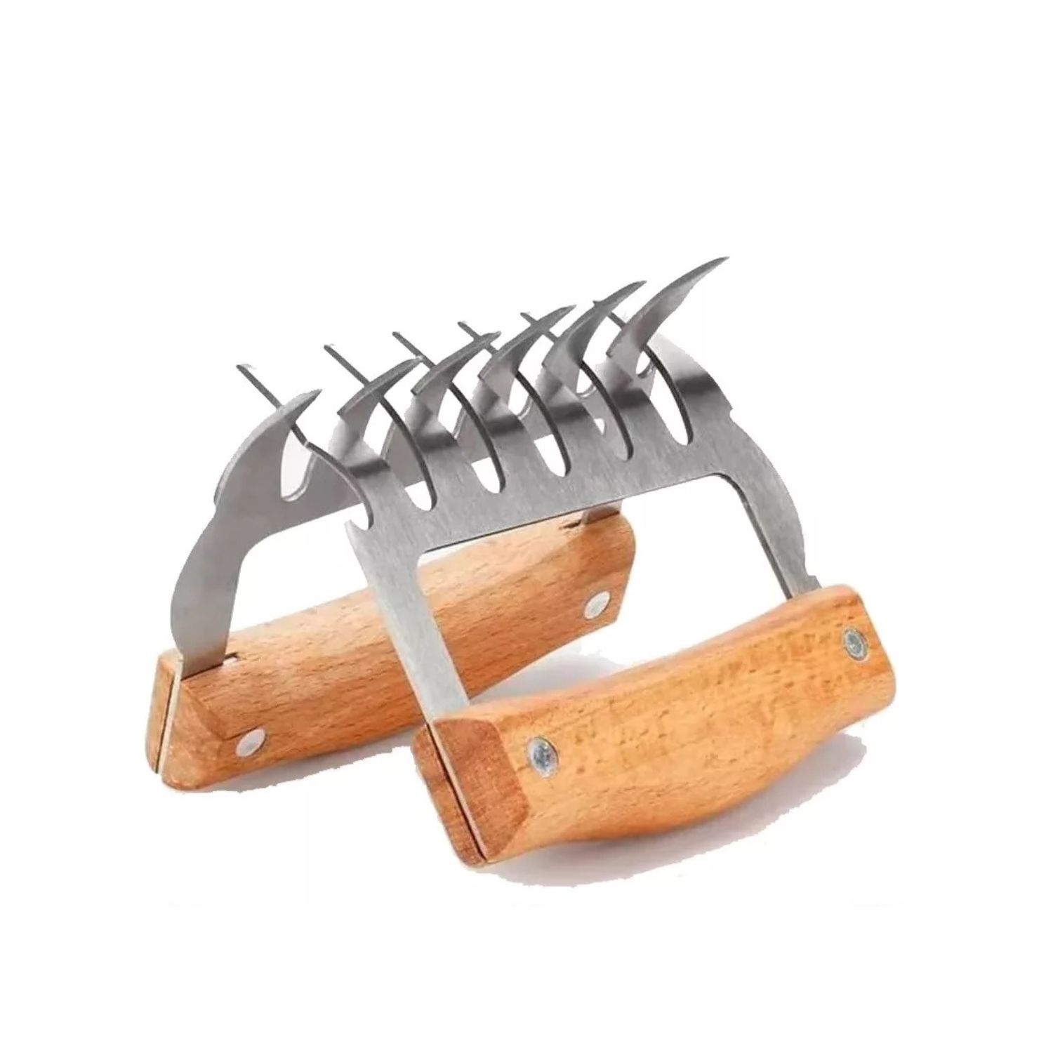 Set 2 Garras De Oso Manoplas Mango Madera Utensilio Cocina image number 0.0