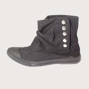 Bot&iacute;n Lona Negro V&iacute;a Franca Art. 5h09882black