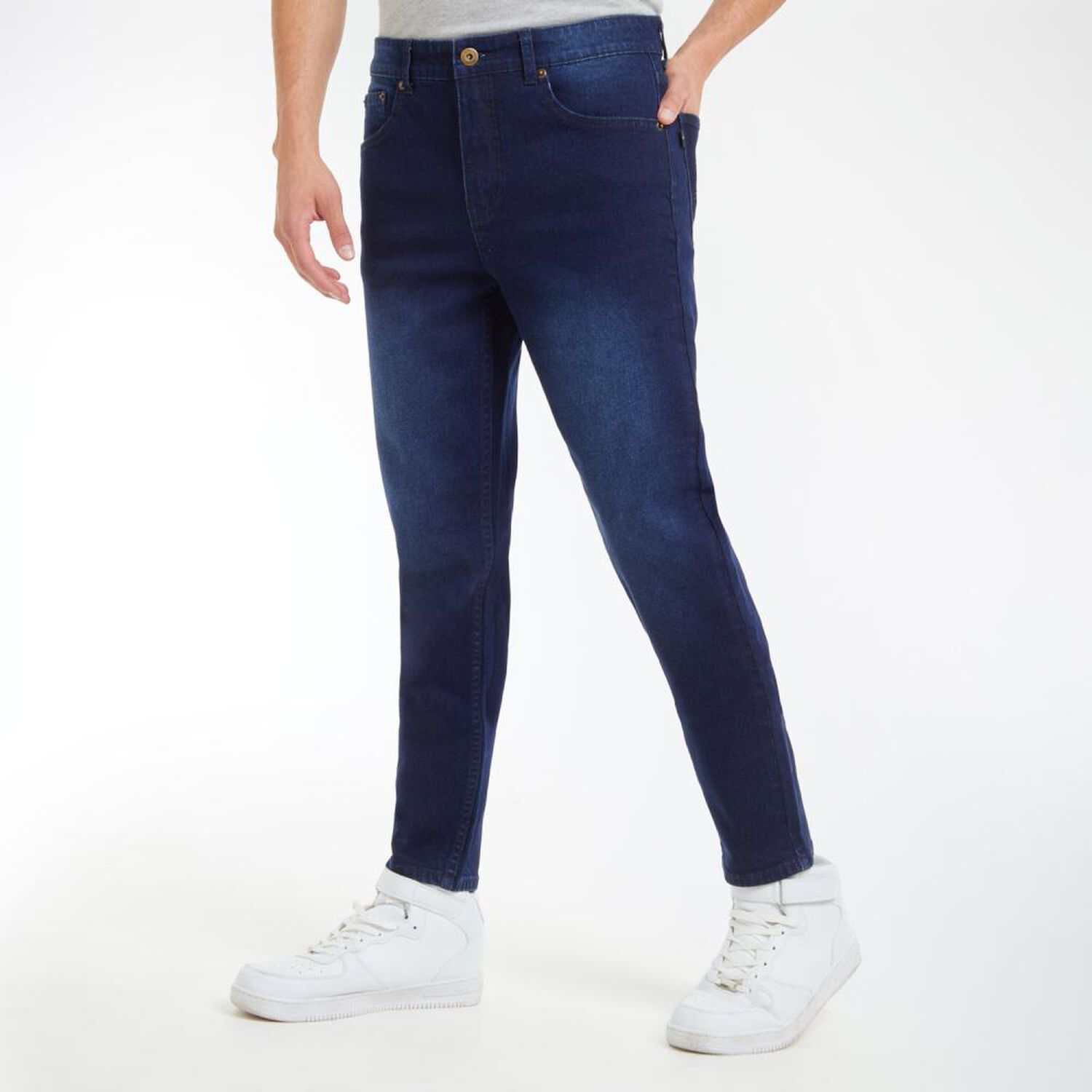 Jeans B&aacute;sico Tiro Medio Slim Hombre Skuad image number 2.0
