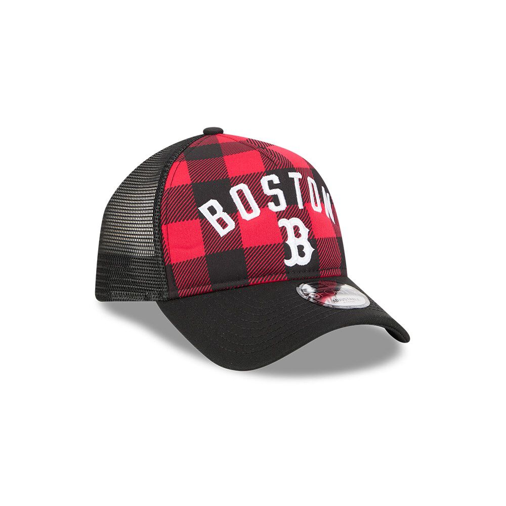 Gorra New Era 9forty Boston Red Sox Novelty Check Negro image number 2.0