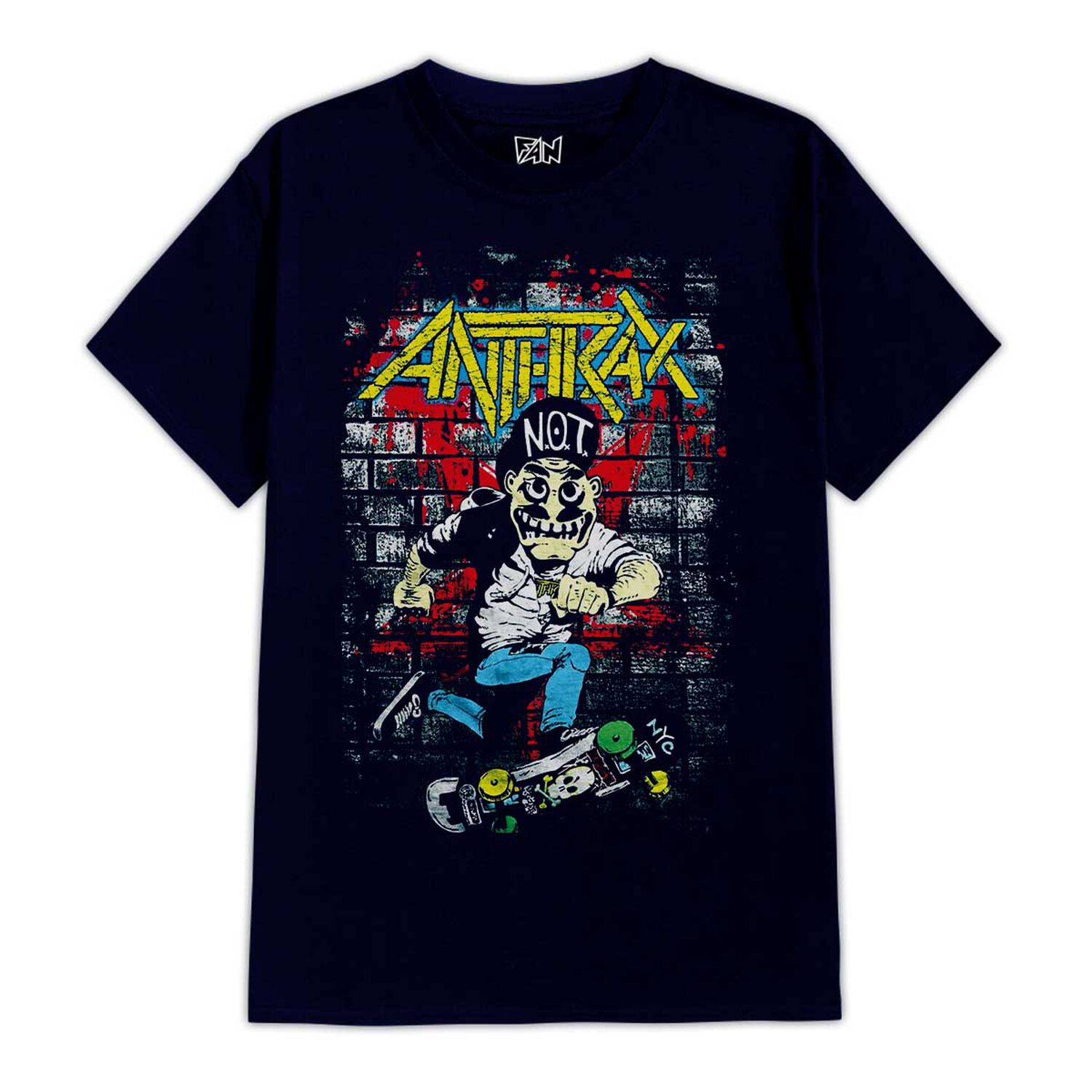 Polera Estampada Anthrax Not Man image number 0.0