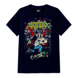 BAGUSTORE POLERA ESTAMPADA ANTHRAX NOT MAN