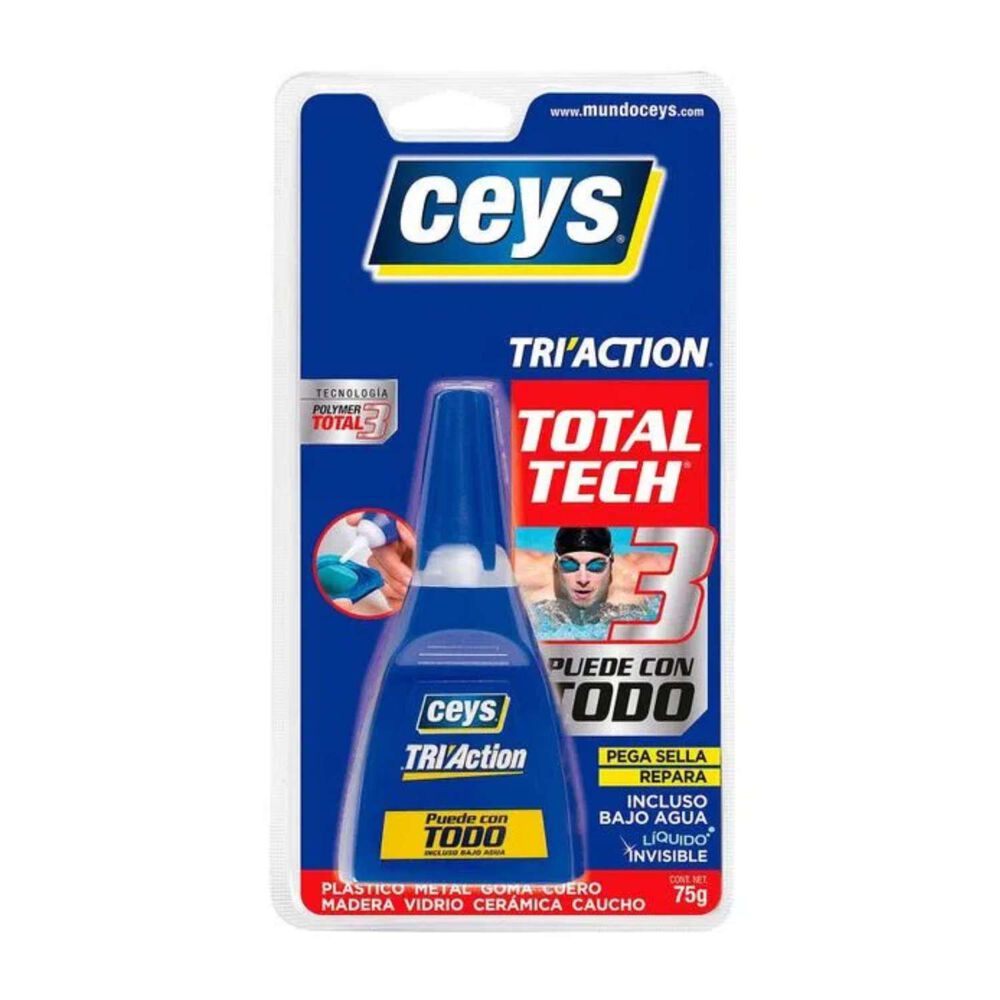 Adhesivo Tri-action Totaltech 75grs - Ceys image number 0.0