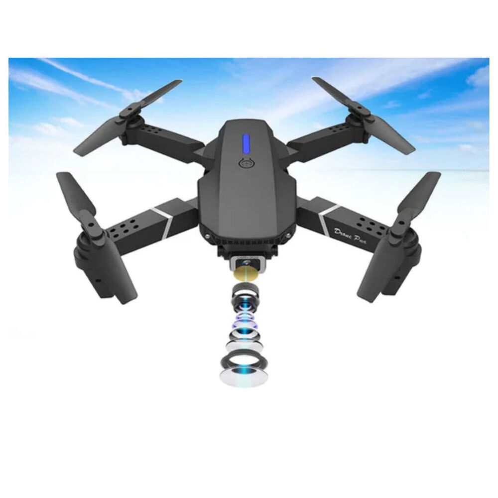 Drone E88 Max Sensor Obstáculos 4k Gps Wifi Color Negro image number 2.0