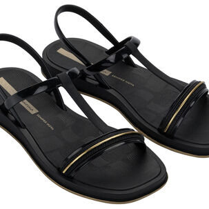 Sandalia Mujer Negro Glow Sand Ipanema