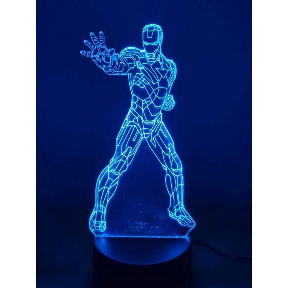 Lampara 3d Iron Man image number 1.0