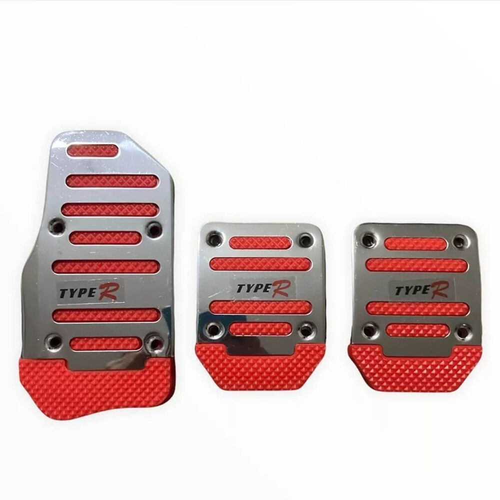 Set Cubre Pedales X3 Typer Auto Manual Universal Kms138 image number 0.0