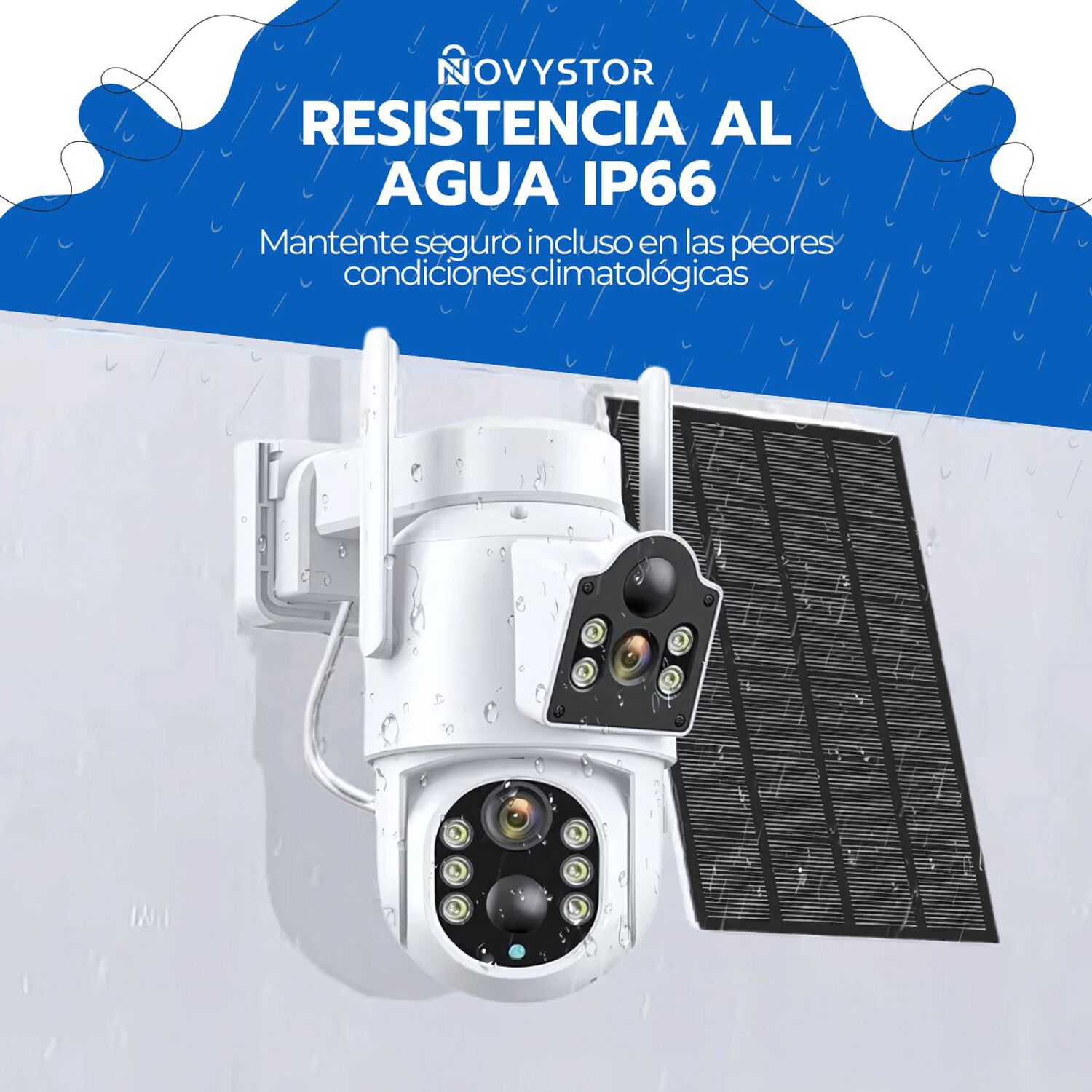 C&aacute;mara Solar 5g 360 Ip66 Visi&oacute;n Nocturna Hd 128gb Wifi image number 7.0