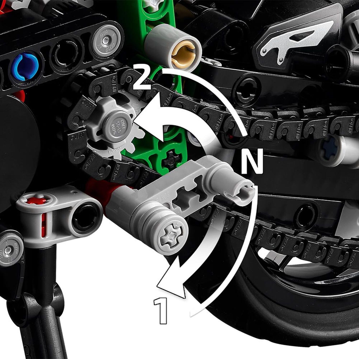 Lego Technic - Moto Kawasaki Ninja H2r - 42170 image number 5.0