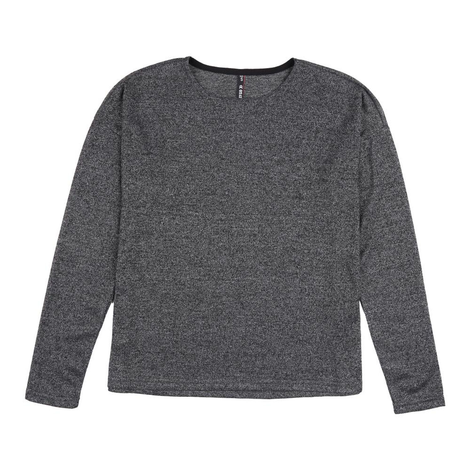 Sweater Tejido B&aacute;sico Delgado Manga Larga Cuello Redondo Mujer Rolly Go image number 0.0