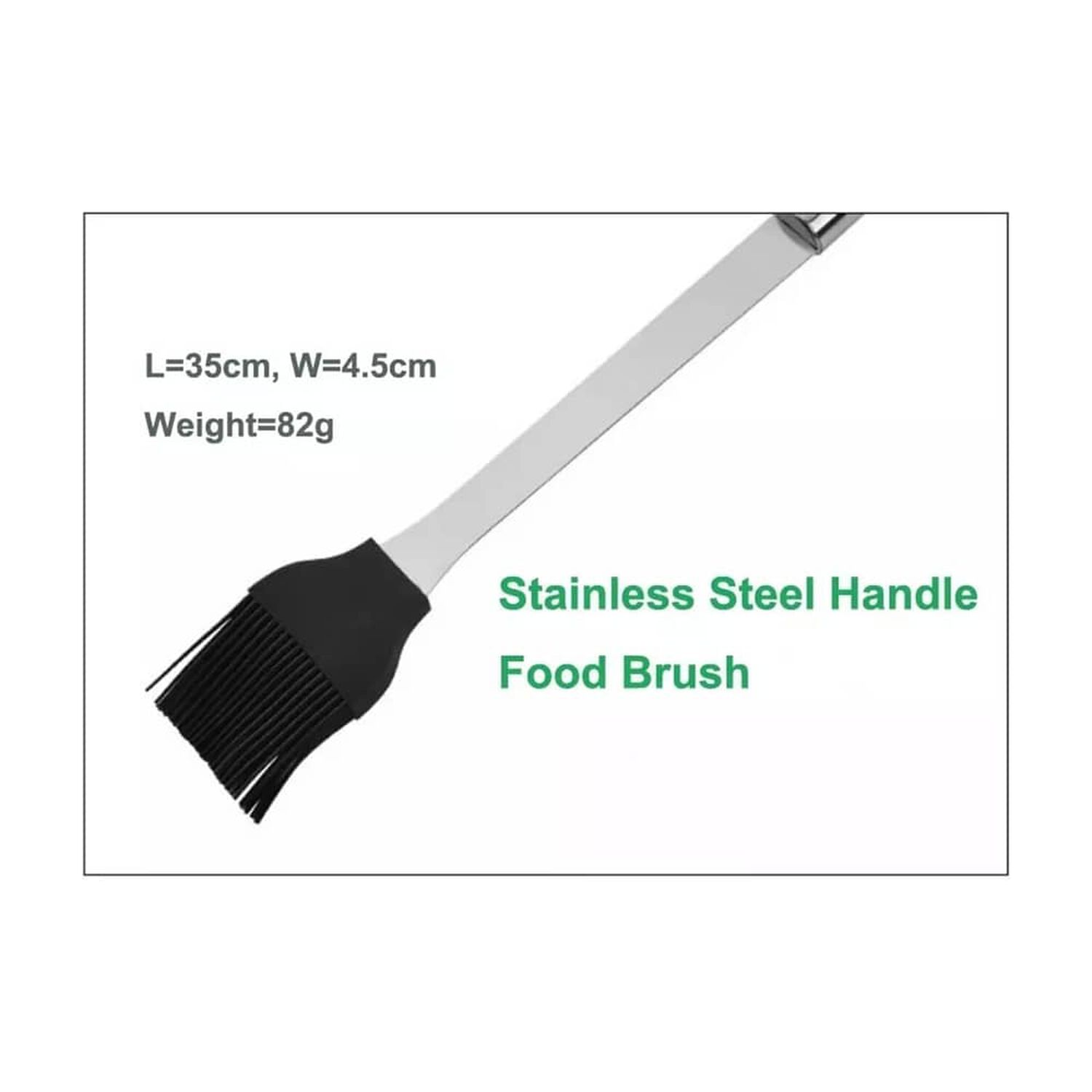 Set 5 Utensilios Profesional Acero Inox Para Asado + Estuche image number 2.0