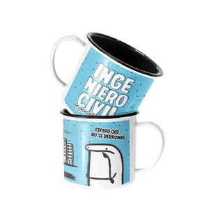 Taza Enlozada Lechera Ingerio Civil Regalo Profesion