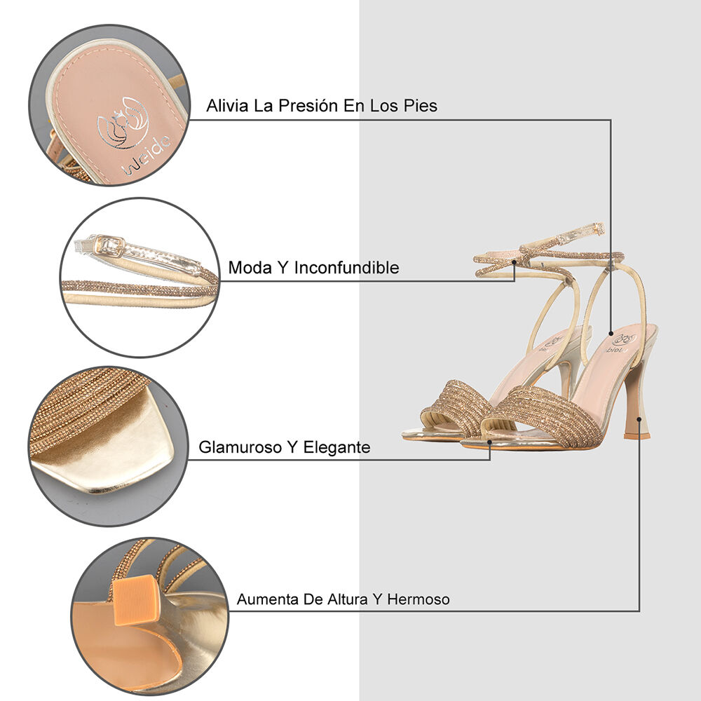 Sandalia Casual Mujer Taco Stiletto Fiesta Weide You233 image number 5.0