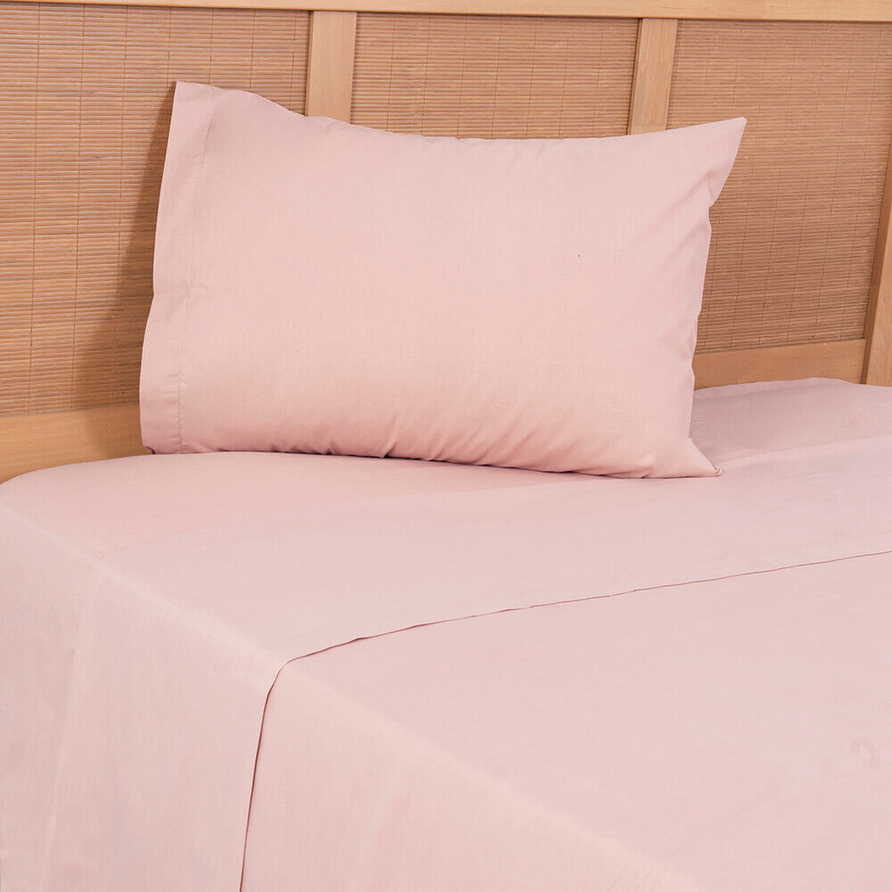 Sabana 180 Hilos Lisos 1p Rosado image number 2.0