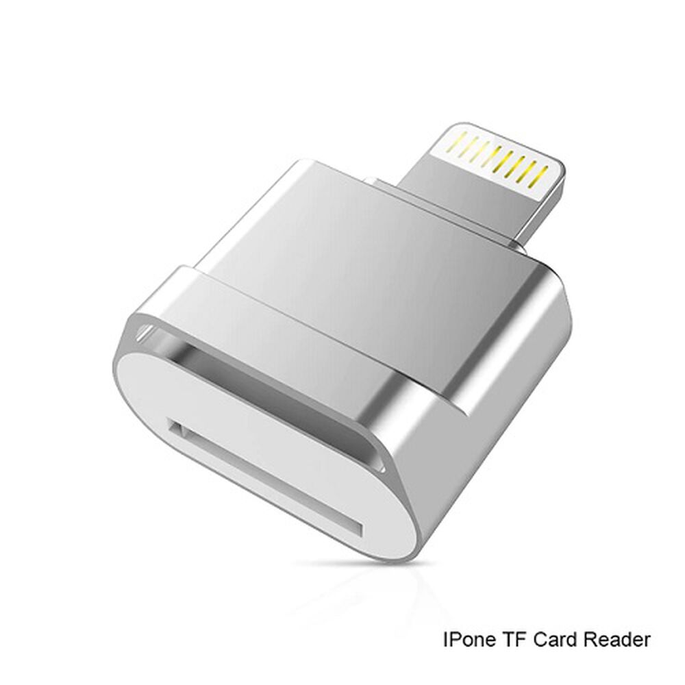 Adaptador Para Iphone Ligthning A Lector Tarjeta Memoria Para Iphone A Micro Sd image number 5.0