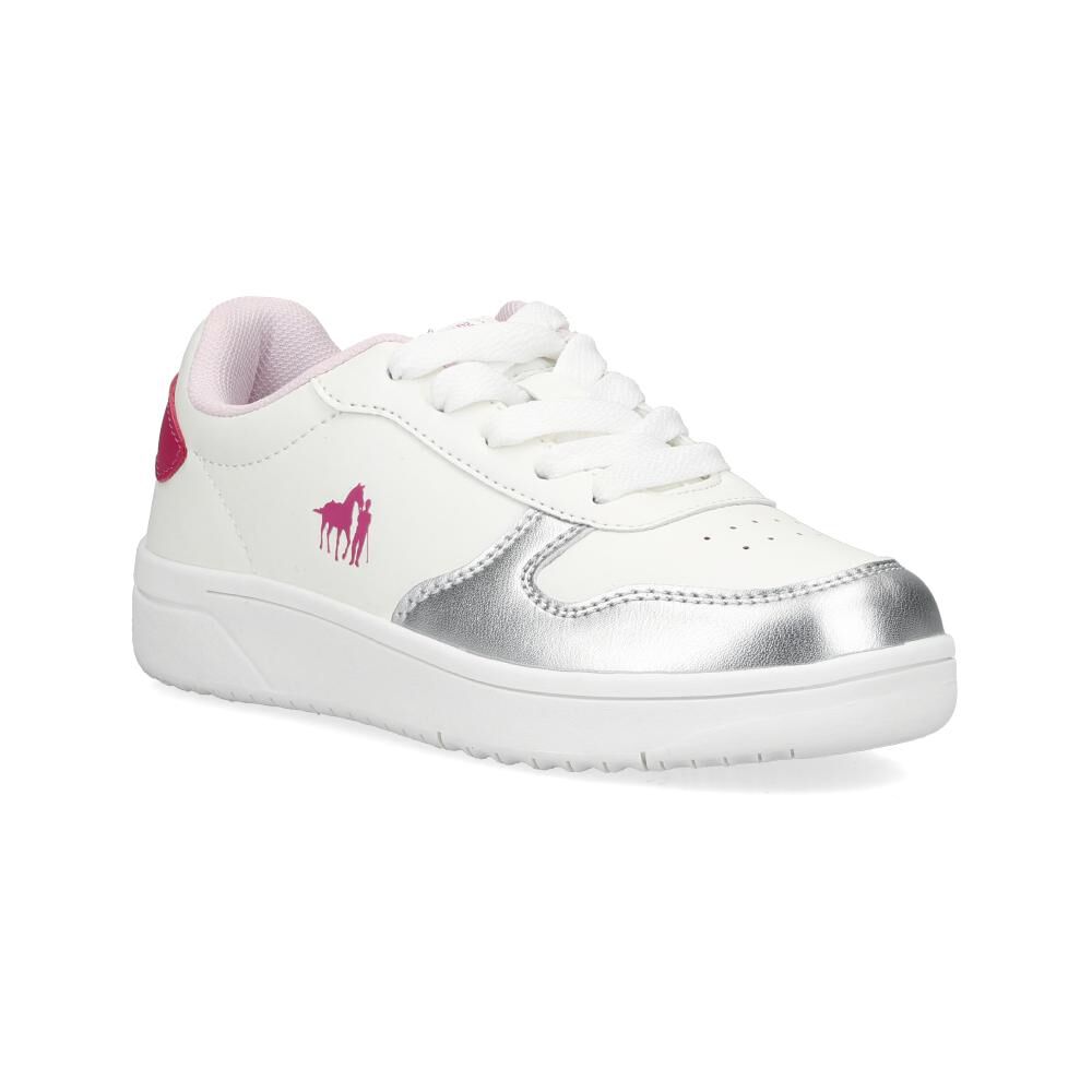 Zapatilla Infantil Niña The King's Polo Club White image number 0.0