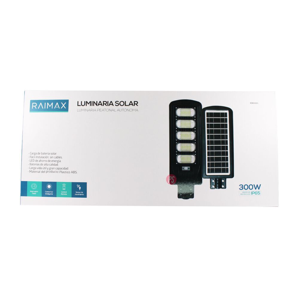 Foco Solar Raimax 300w Led Ip65 Con Control Remoto - Ps image number 3.0