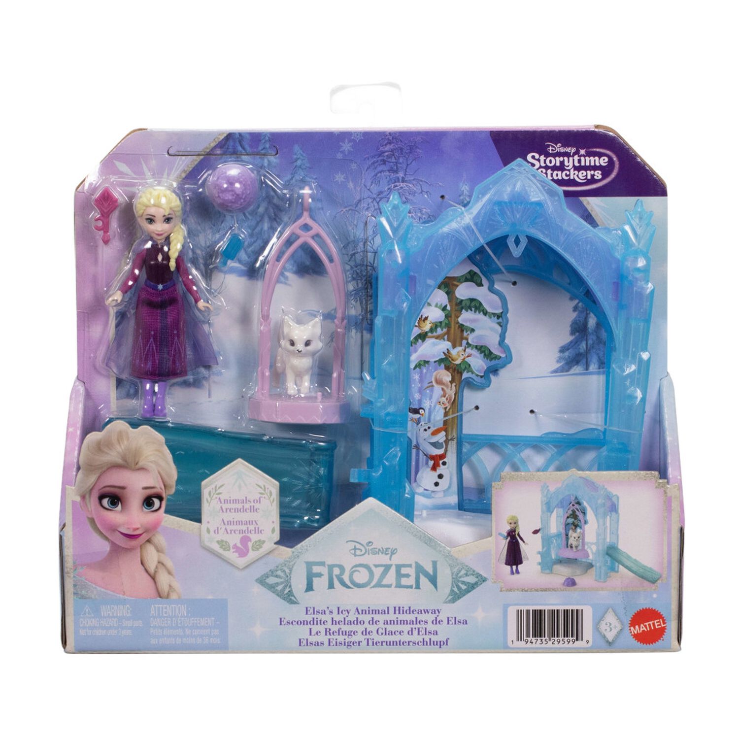 Set Mu&ntilde;eca Elsa Disney Frozen image number 4.0