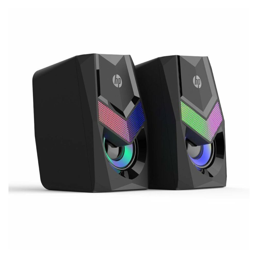 Parlantes Gamer Usb Jack 3.5 Rgb 2x3w Rms Negro Dhe-6000 image number 2.0
