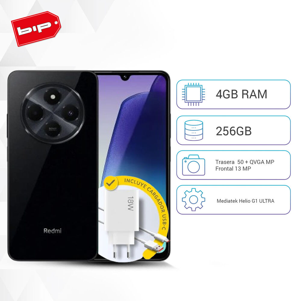 Celular Redmi 14c Midnight Black 4gb +256gb-nuevo image number 0.0
