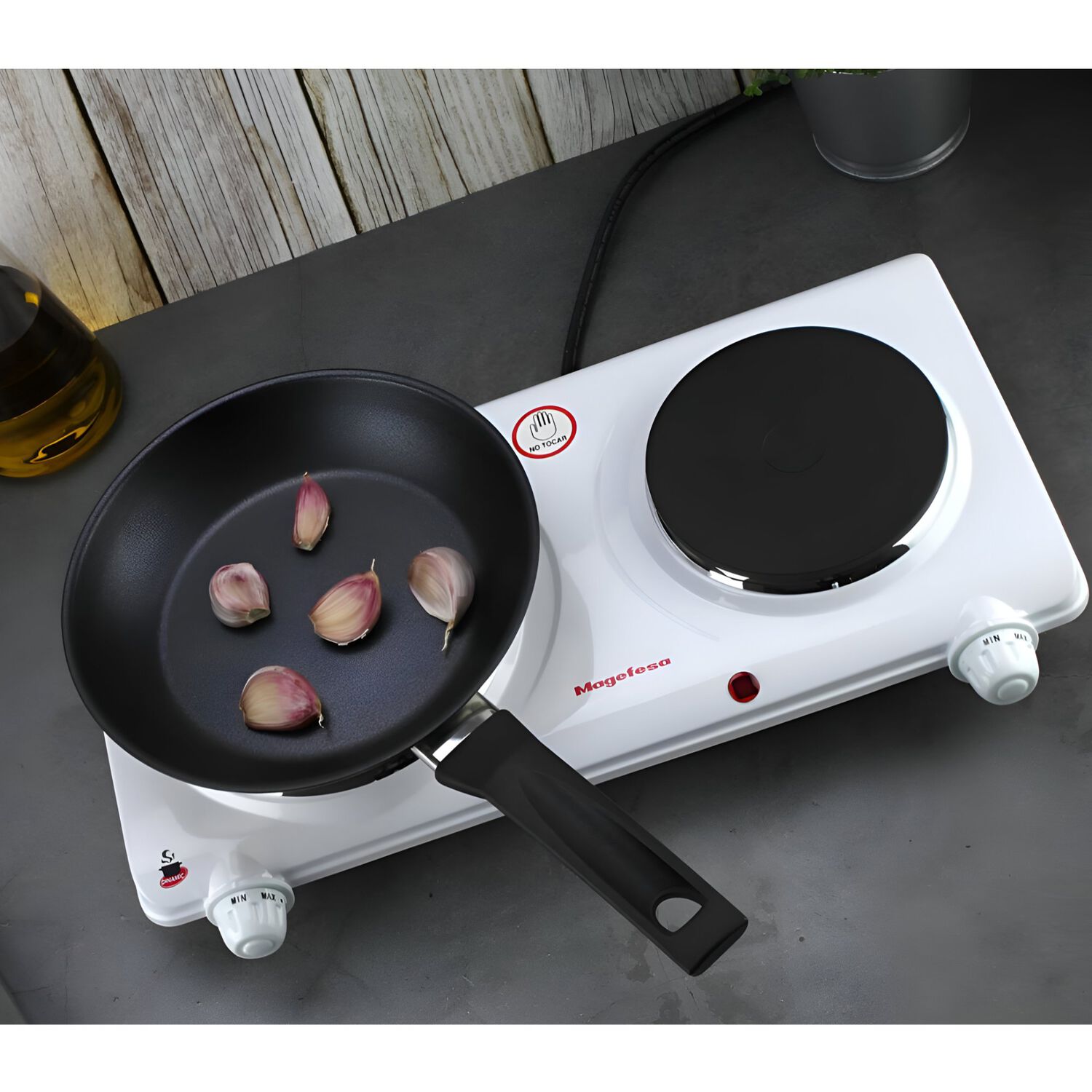 Cocina El&eacute;ctrica Multifuncional Magefesa Dual Plate Mgf8023 image number 6.0
