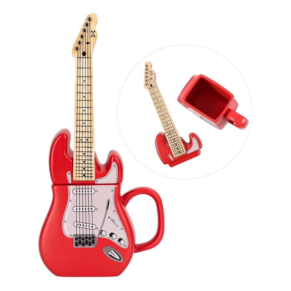 Tazon Ceramica 3d Xl Guitarra Music Guitar Mug image number 5.0