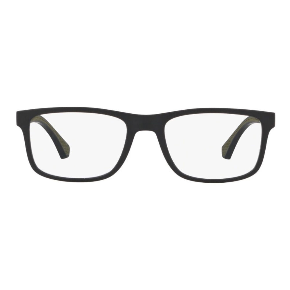 Lentes Ópticos Negro Mate Emporio Armani image number 0.0