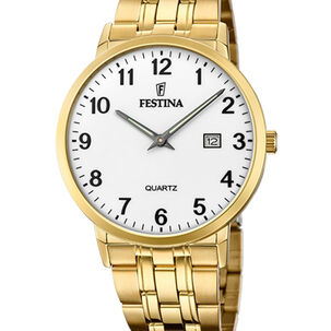 Reloj F20513/1 Festina Dorado Hombre Acero Clásico