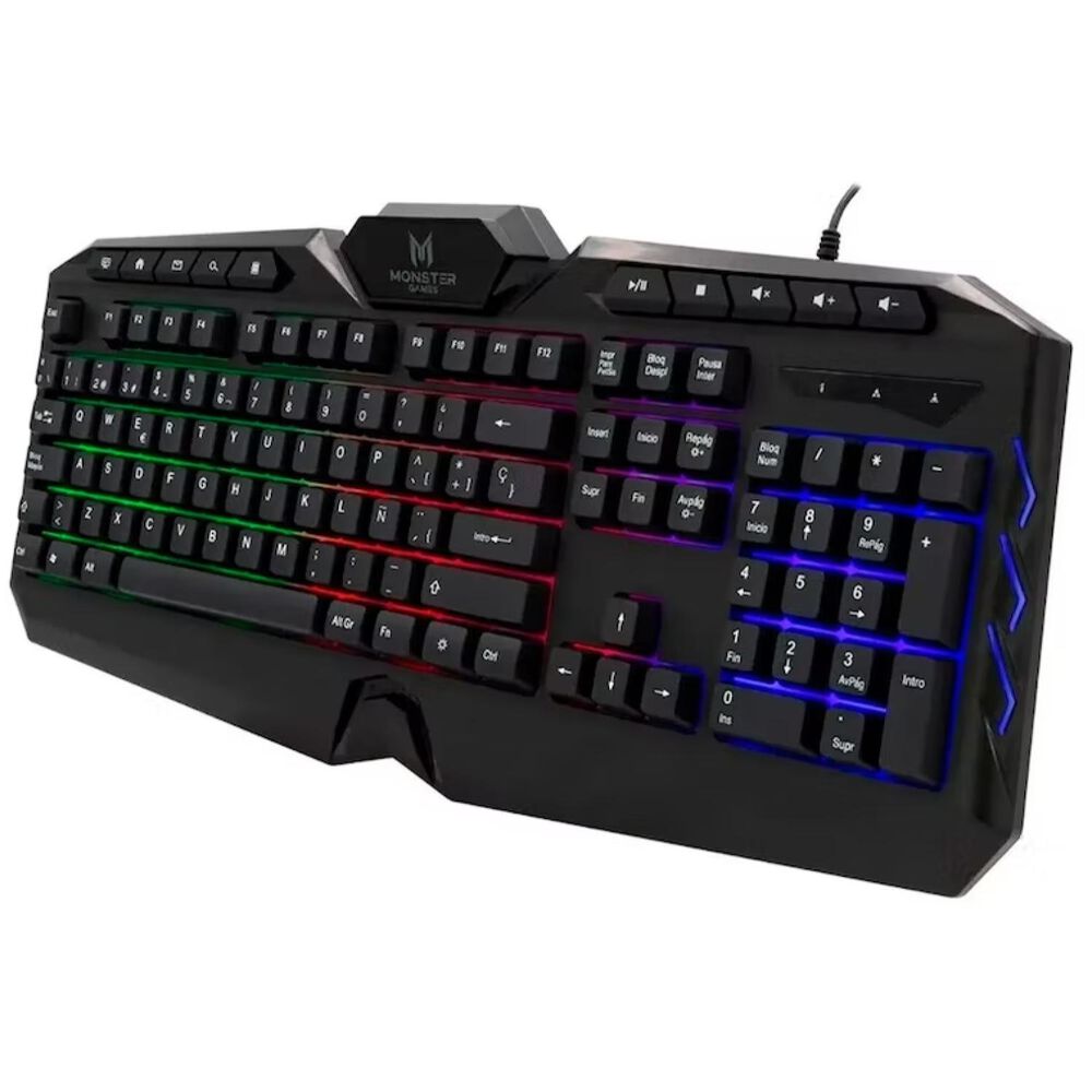 Teclado Gamer Usb Rgb Negro Onset image number 0.0