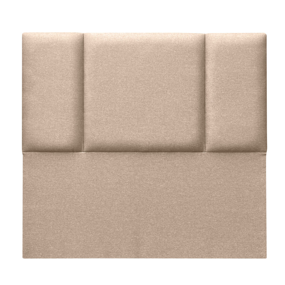 Respaldo De Cama Block Lino Beige 1 Plaza image number 1.0
