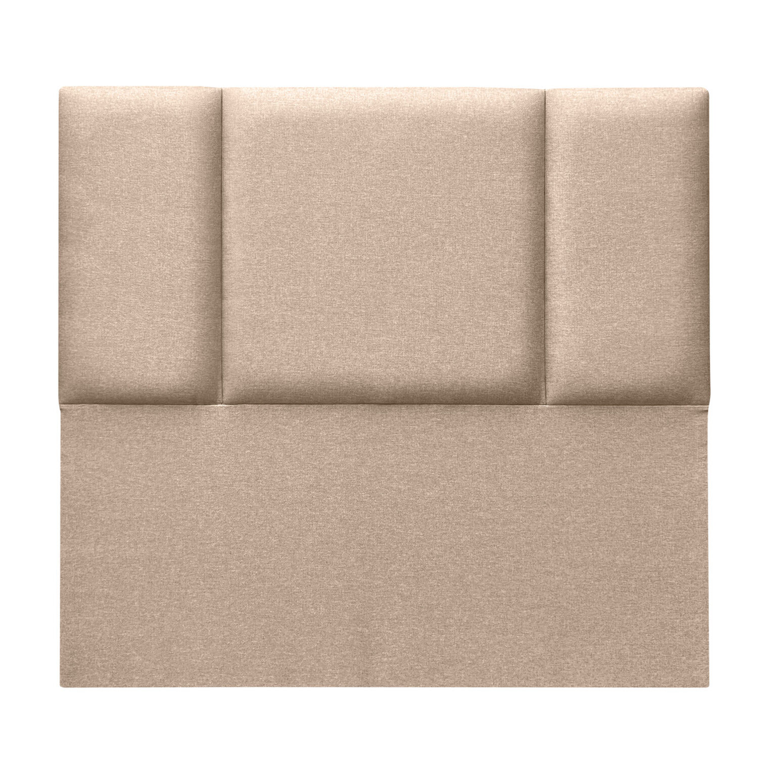 Respaldo De Cama Block Lino Beige 1 Plaza image number 1.0