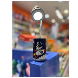 L&aacute;mpara De Escritorio Led En Forma De Lata Dise&ntilde;o Astronauta