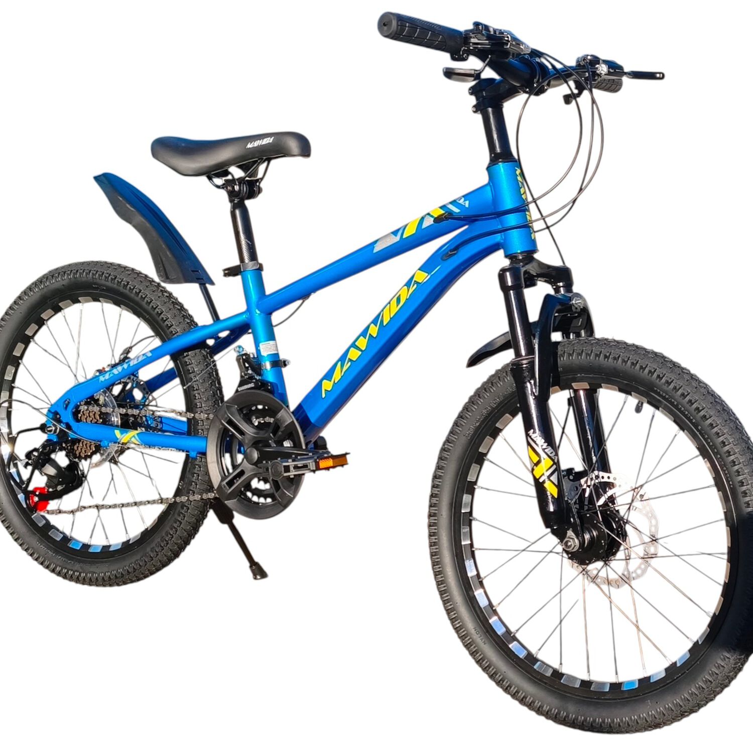 Bicicleta Aro 20 Mawida Con Freno Disco Y 21 Velocidades Azul image number 1.0