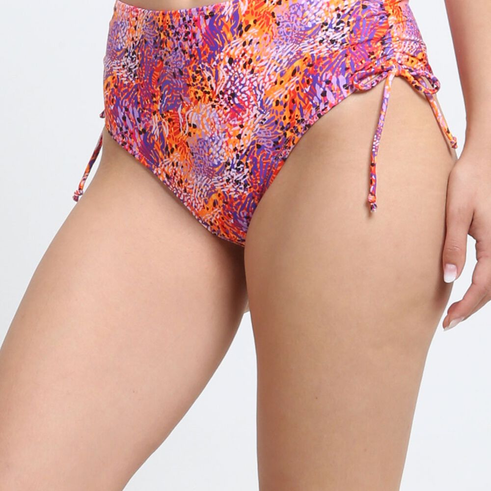 Bikini Calzón Cadera Ajustable Estampado Naranja image number 2.0