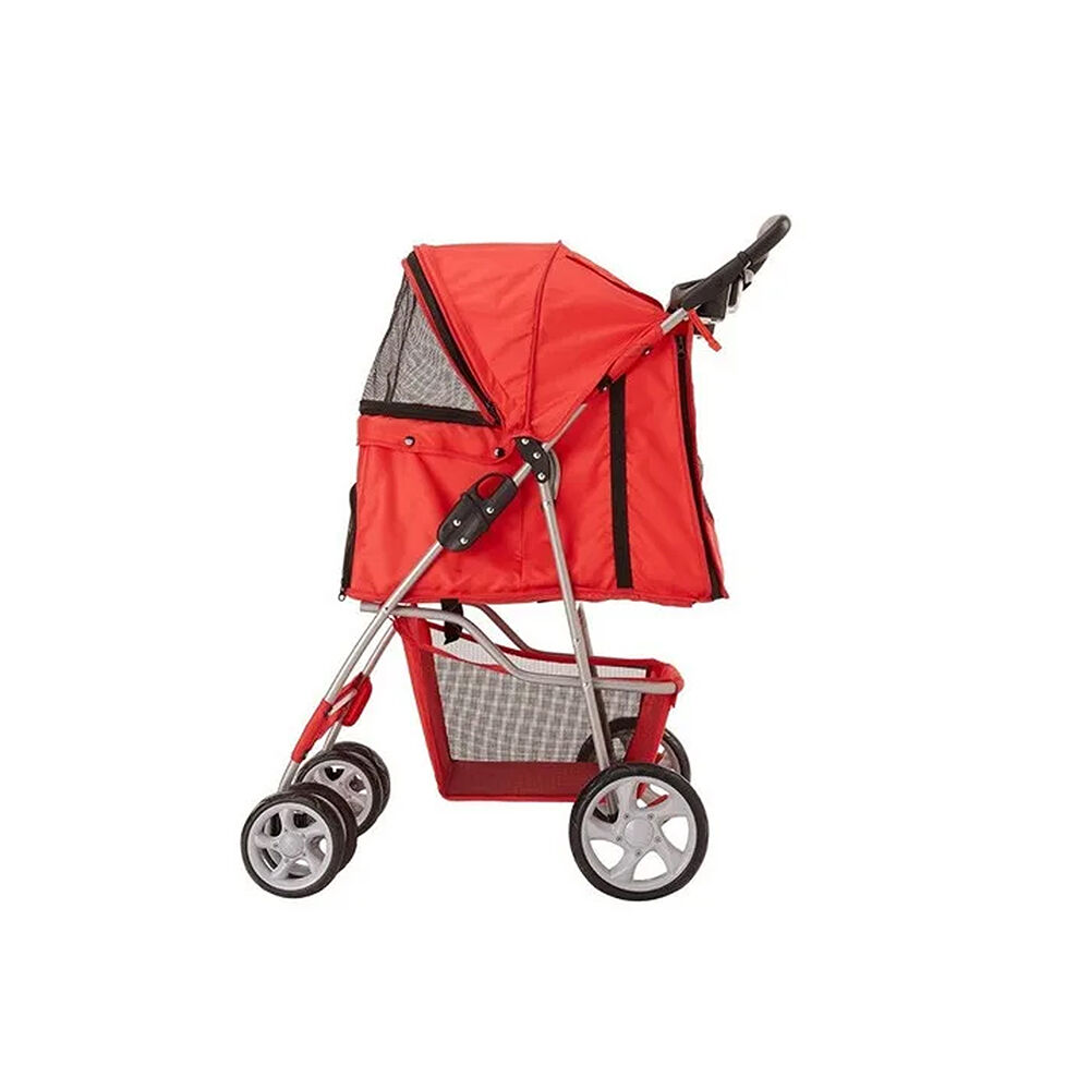 Coche Paseo Mascota Plegable Portatil 4 Ruedas image number 4.0