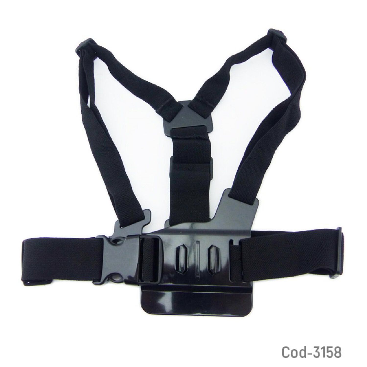 Porta Go Pro Para Pecho Elasticado Profesional En Bolsa image number 0.0