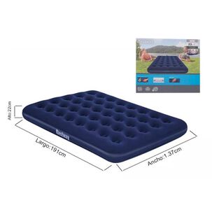 Colchón Inflable Bestway Doble De 191x137x22cm Azul